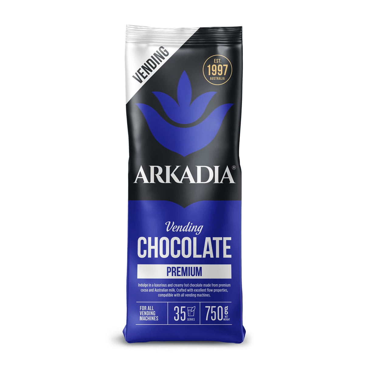 myCuppa offers Arkadia premium vending chocolate