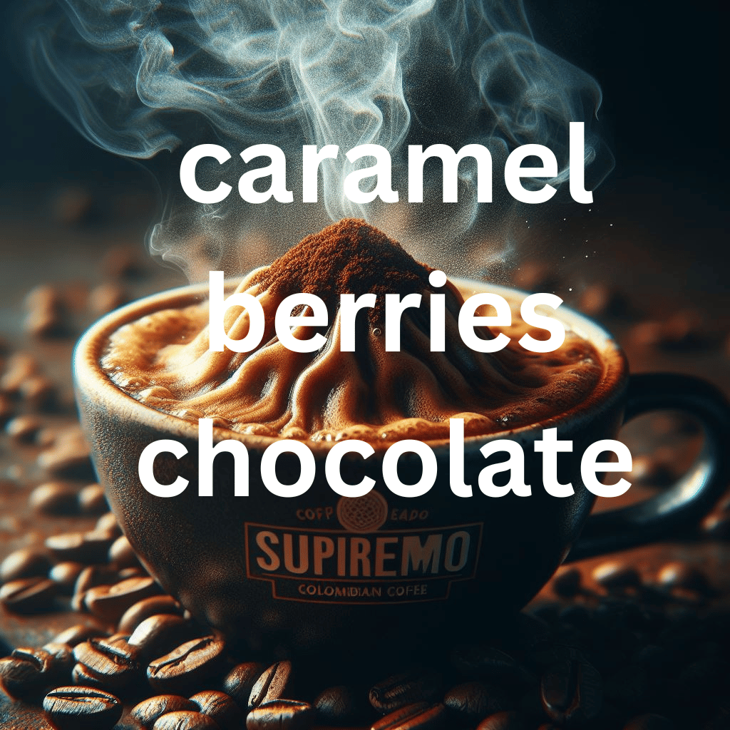 mycuppa Colombia Organic 30 pack coffee capsule taste card