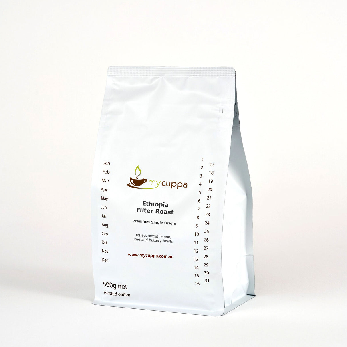 mycuppa 500g pack of Ethiopia Filter Roast coffee