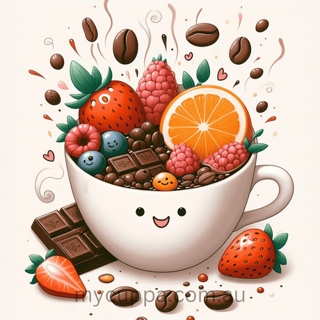 myCuppa filter roast coffee has fruity flavors with delicious tasting chocolate